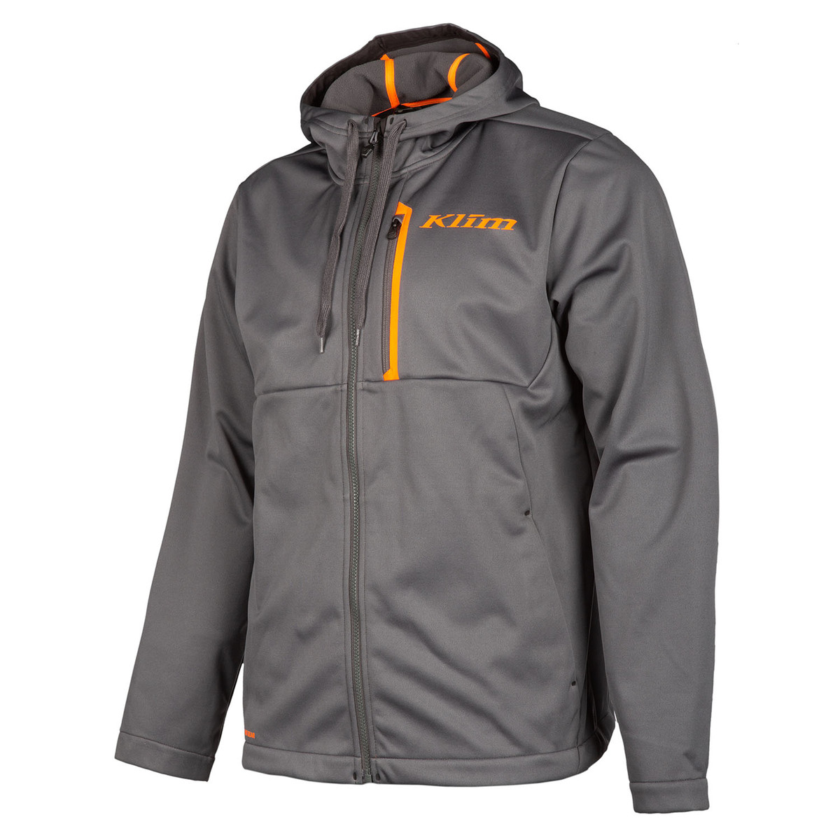 Main image of Klim Transition Hoodie (Asphalt - Strike Orange)