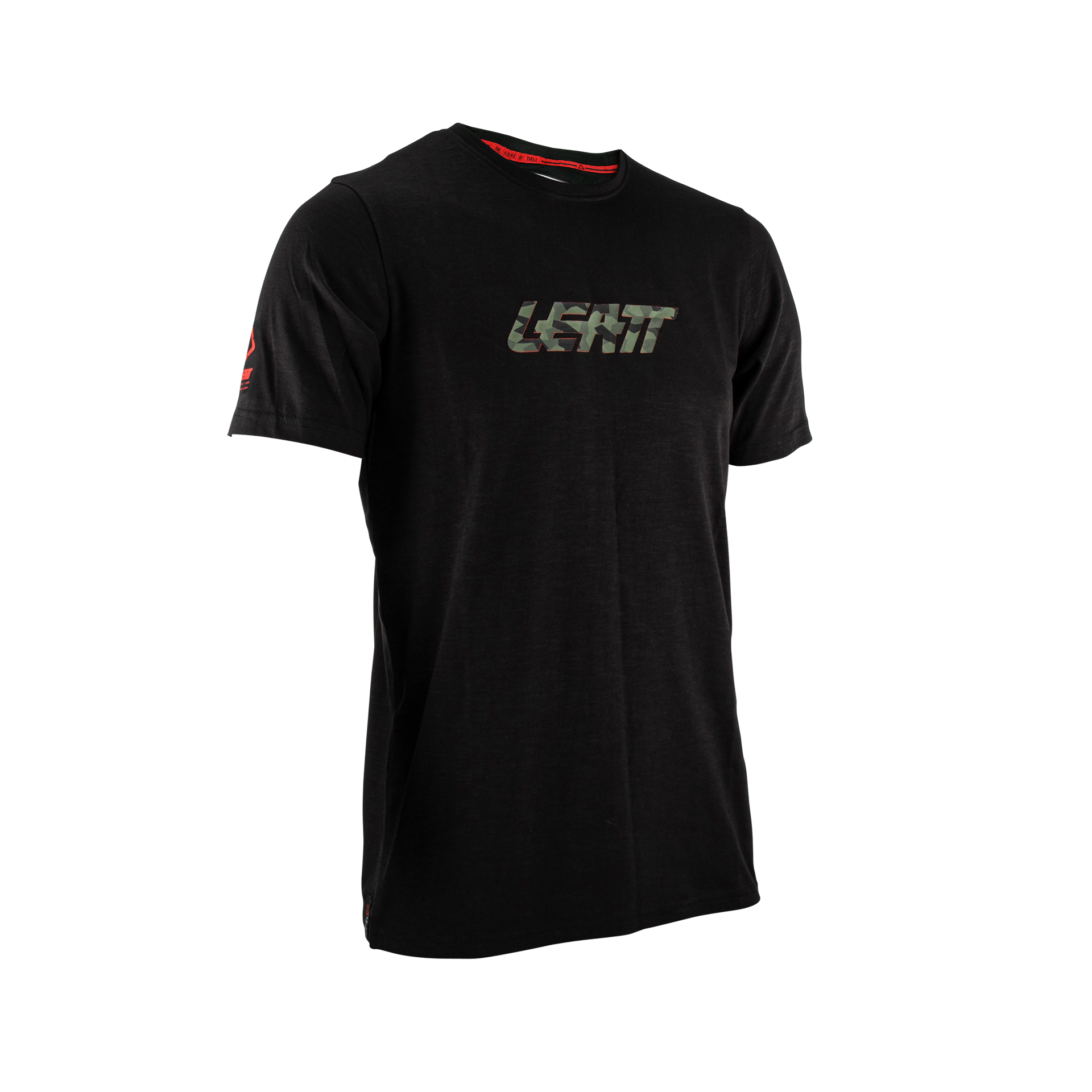 2023 Leatt Upcycle T-Shirt (Black/Camo): AOMC.mx