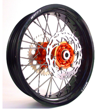 Main image of Warp 9 Supermoto Rear Wheel KTM 91-13 4.25 x 17