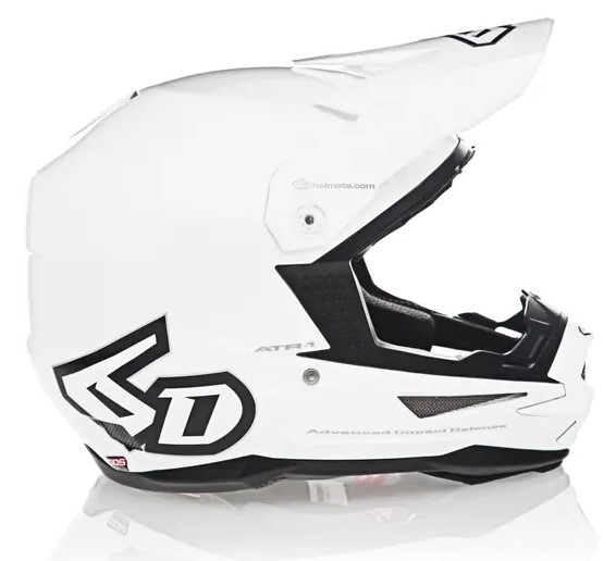 Main image of 6D ATR-1 Solid Helmet (White)