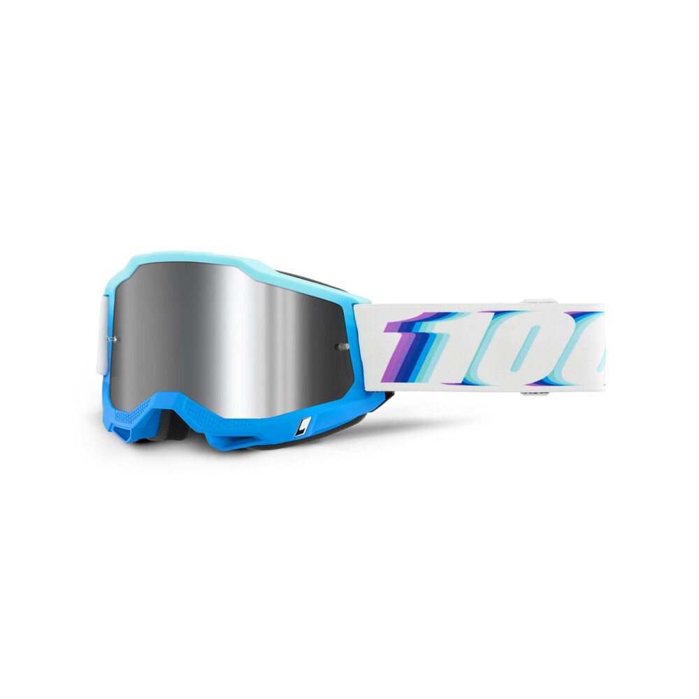 Main image of 100% Accuri 2 Stamino Goggle Silver Mirror Lens (White)