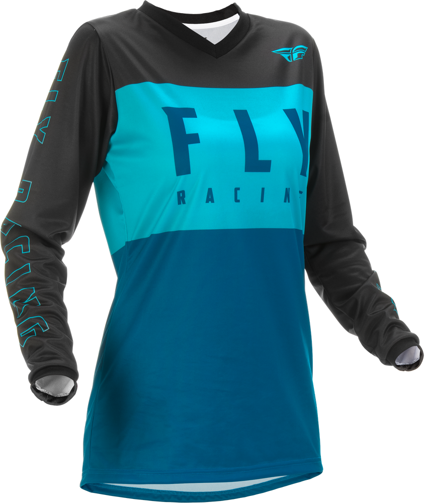 Main image of Fly Racing Women's F-16 Jersey (Blue/Black)