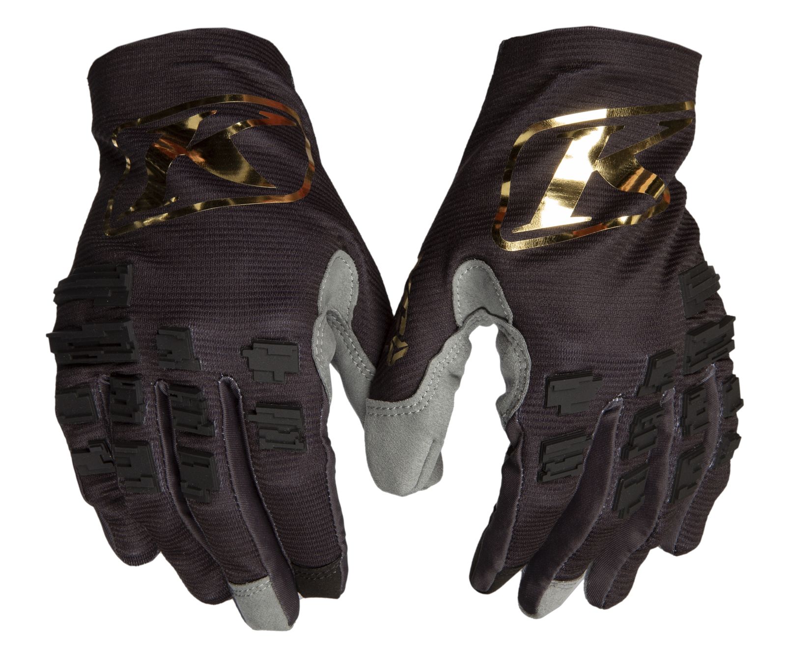 Main image of Klim Youth XC Lite Gloves (Black - Gold)