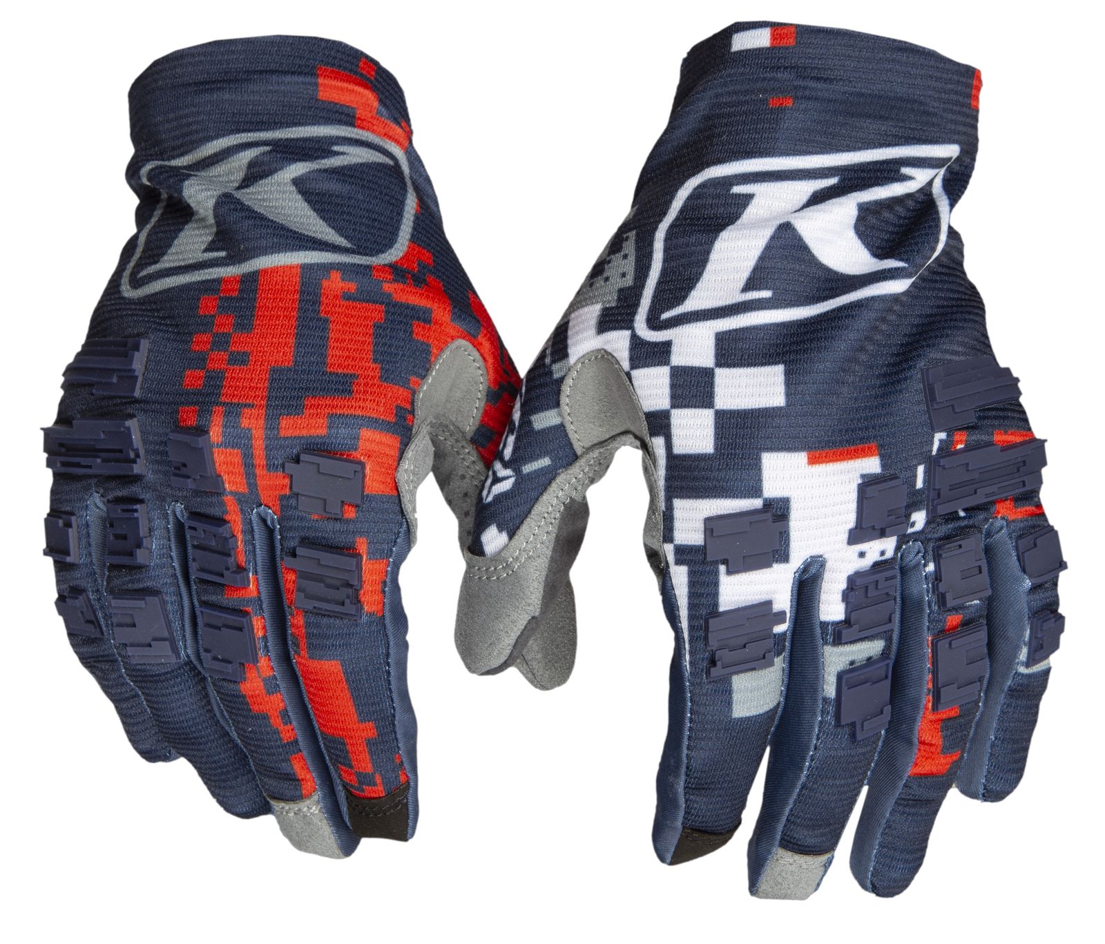 Main image of Klim Youth XC Lite Gloves (Digital Chaos Red)