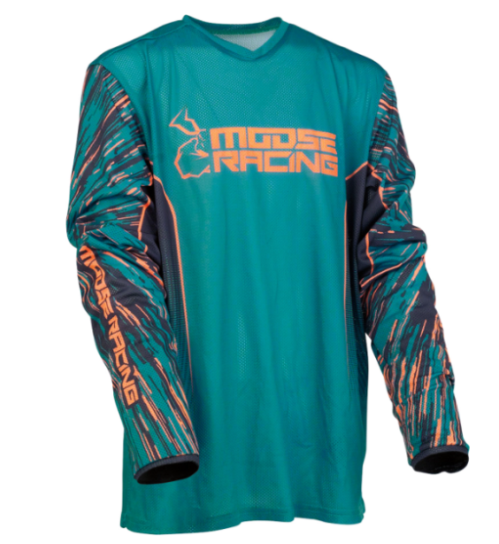 Main image of 2023 Moose Racing Youth Agroid Jersey (Blue/Orange)