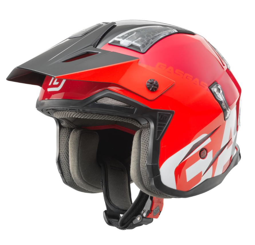 Main image of GasGas Z4 Fiberglass Helmet (Red/Black/White)