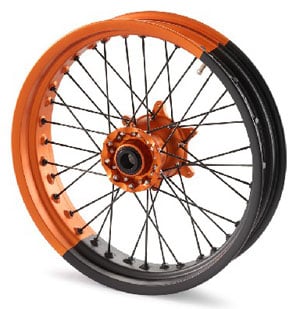 Main image of KTM Front Wheel 3.5 x 17 Tubeless BiColor 690