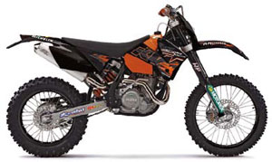 KTM Factory Graphics Kit 125-525 (Black)