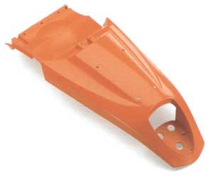 Main image of Rear Fender (Orange) LC4 / Adventure 1998-2002