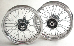 Main image of Front Wheel 3.5 x 16 SX Hub (Black)