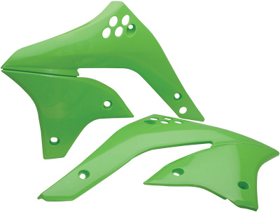 Main image of Acerbis Radiator Shrouds (Green) KX450F 06-08