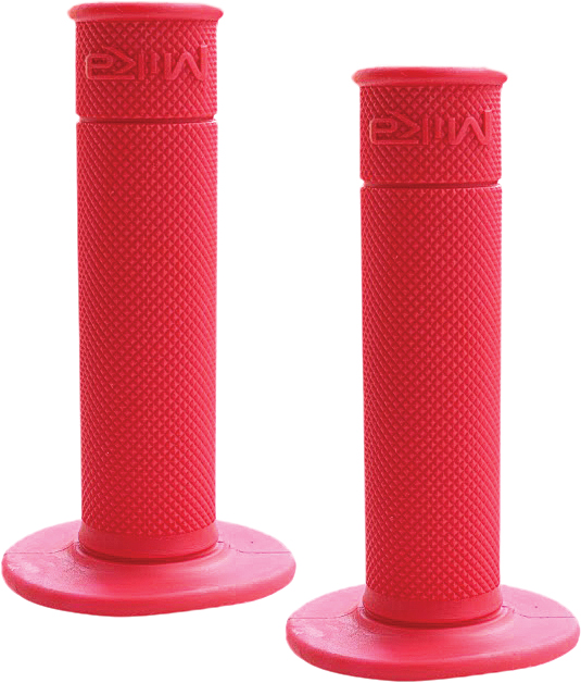 Main image of Mika Metals 50/50 Waffle Grips (Red)