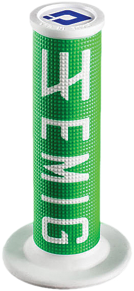 Main image of ODI Emig V2 Lock-on Grips 2-stroke (Green/White)