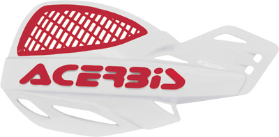 Main image of Acerbis Uniko Vented Handguards (White/Red)