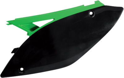 Main image of Acerbis Side Panels (Black/Green) KX250/450F 09-11