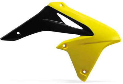 Main image of Acerbis Radiator Shrouds (Yellow/Black) RMZ250 10-18