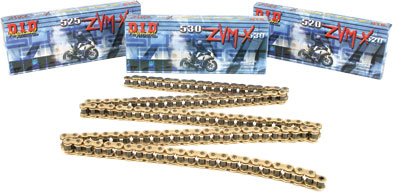 DID Super Street X-Ring 525ZVMX Chain 120 Link (Nickel): AOMC.mx